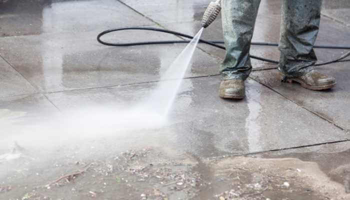 How to Clean Concrete with Pressure Washer