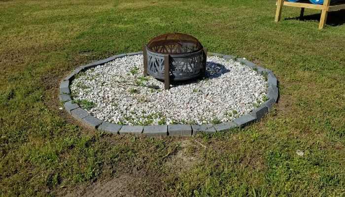 Metal Above-Ground Fire Pit