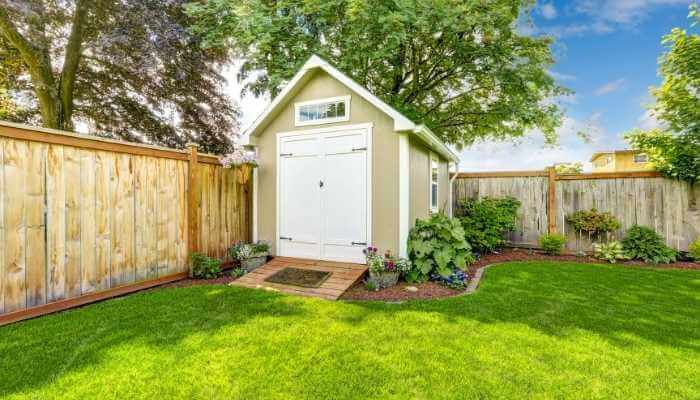 How to Get a Shed in Your Fenced Backyard